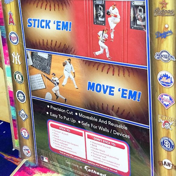 NEW LOS ANGELES LA DODGERS FATHEAD MLB TEAM SET MATT KEMP ETHIER KERSHAW - Picture 9 of 9